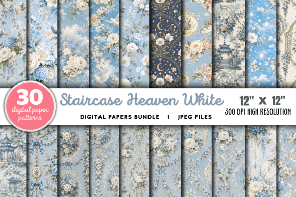 Download Staircase Heaven White Flowers Sky PNG - Png Collection