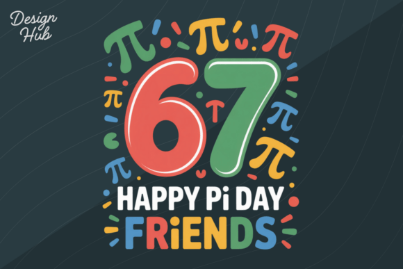 Download 67 Happy Pi Day Friends PNG, Colorful Pi - Png Collection