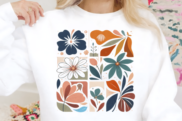 Download Abstract Floral PNG, Boho Flower Clipart - Png Collection