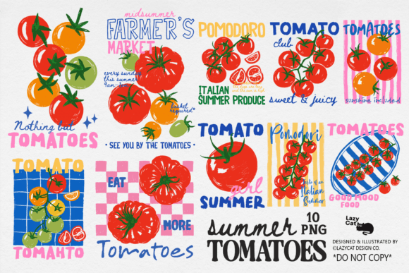 Download Tomato Summer PNG Sublimation Bundle - Png Collection