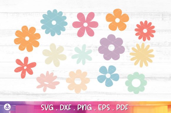 Download Retro Flowers Svg Bundle, Groovy Svg - Groovy Collection