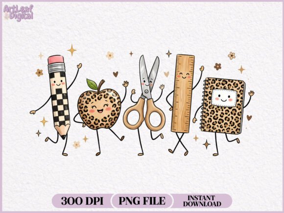 Download Back to School Doodles Characters PNG - Png Collection