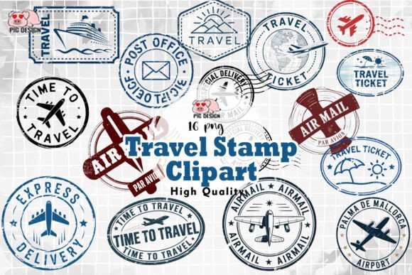 Download Travel Stamp Clipart PNG - Png Collection