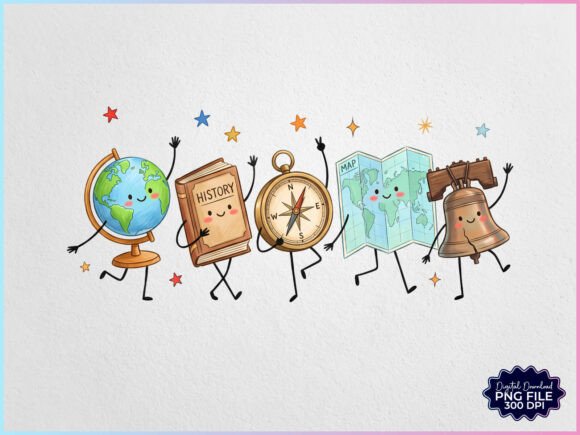 Download History Teacher Doodles Characters PNG - Png Collection