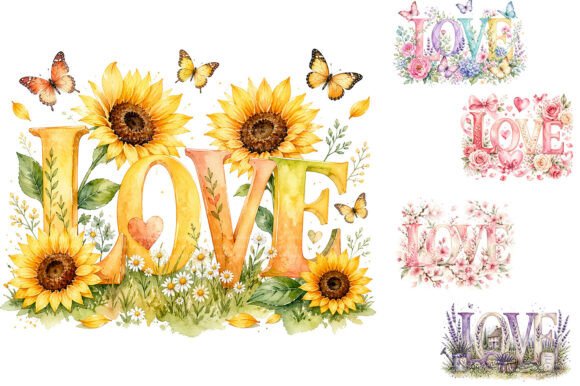 Download Watercolor Love Seasonal Sublimation PNG - Png Collection