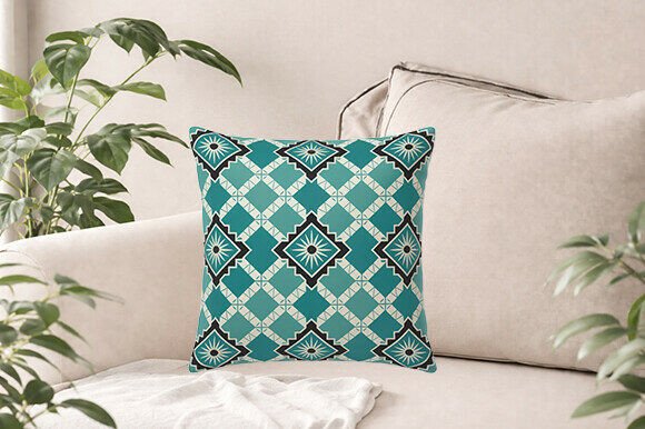 Download Geometric Tile Pattern PNG - Png Collection