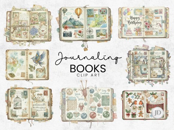 Download Journaling Book Clipart PNG Junk Journal - Png Collection