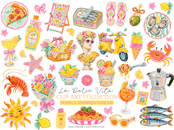 Download Dolce Vita Italian Summer PNG Clip Art - Png Collection