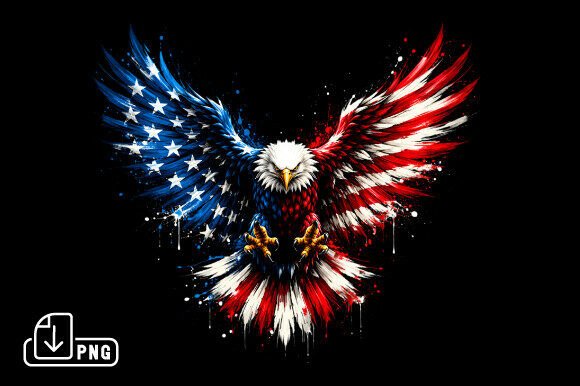 Download Eagle Patriotic,250 Years of America PNG - Png Collection
