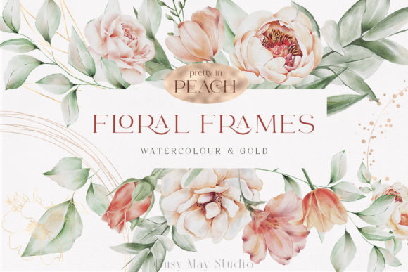 Download Flowers Rose Gold Geometric Frames PNG - Png Collection