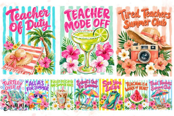 Download Tropical Teacher Summer Sublimation PNG - Png Collection