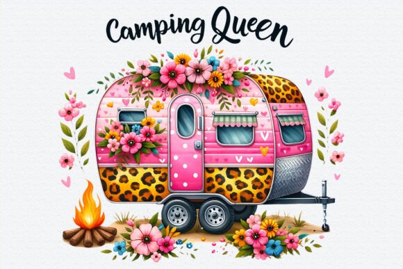Download Camping Queen Sublimation Sister Png - Png Collection