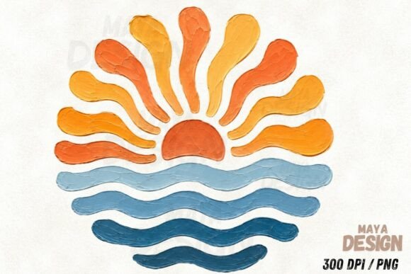 Download Abstract Sunset Waves PNG, Coastal Ocean - Sunset Collection