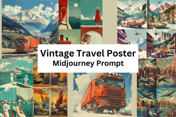 Download Prompt for Vintage Travel Poster - Travel Collection