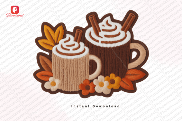 Download Faux Yarn Pumpkin Cozy Autumn Coffee PNG - Png Collection