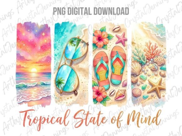 Download Tropical State of Mind Summer Beach PNG - Png Collection