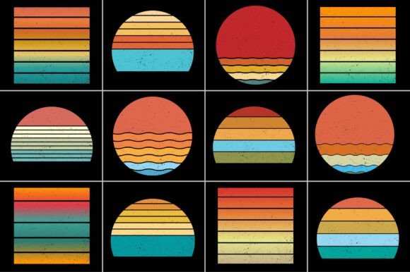 Download Sunset Vintage Retro Background - Sunset Collection