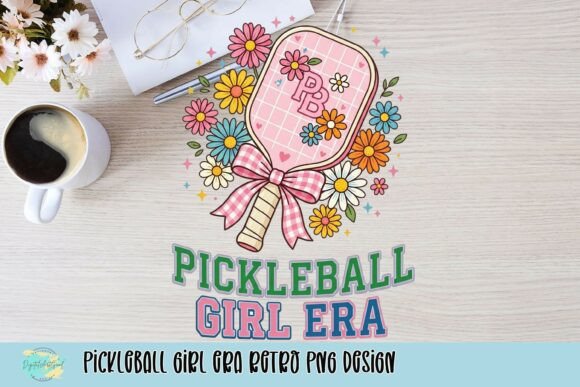 Download Pickleball Girl Era Retro PNG Design - Png Collection