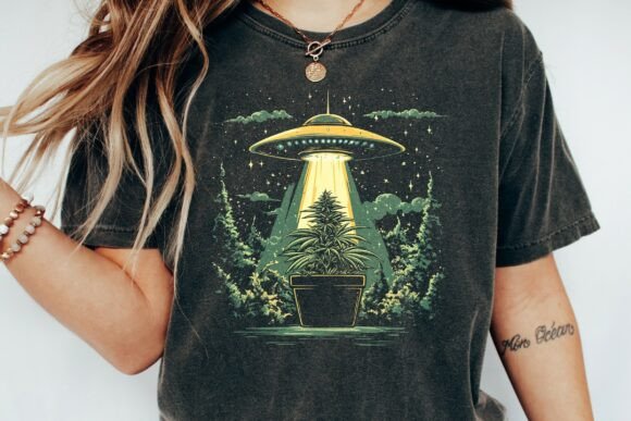 Download Alien Abduction Cannabis Plant Png - Png Collection