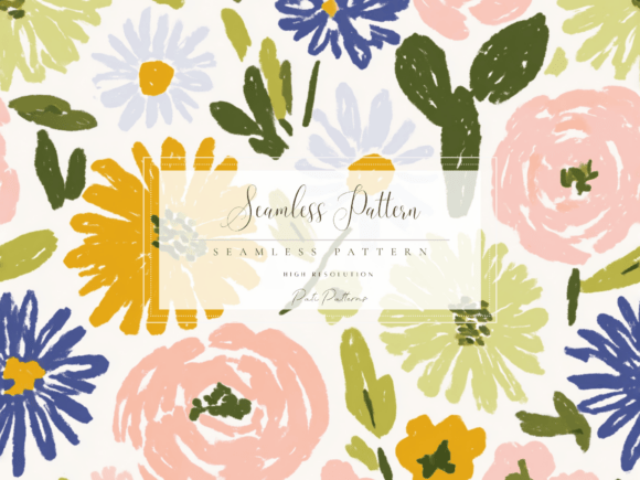 Download Vintage Retro Floral Seamless Pattern PNG - Png Collection