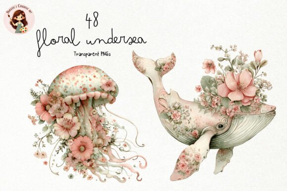 Download Watercolor Floral Undersea PNG Clipart - Png Collection