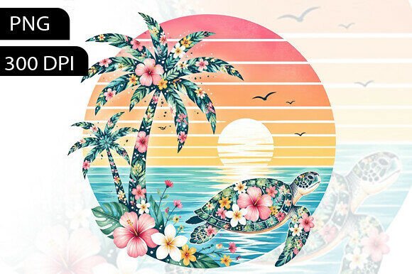 Download Summer Turtle PNG Transparent Background - Png Collection