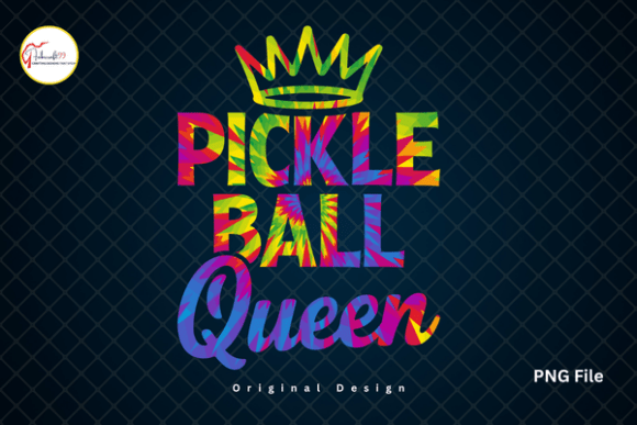 Download Pickleball Queen Tie Dye Pickleball PNG - Png Collection