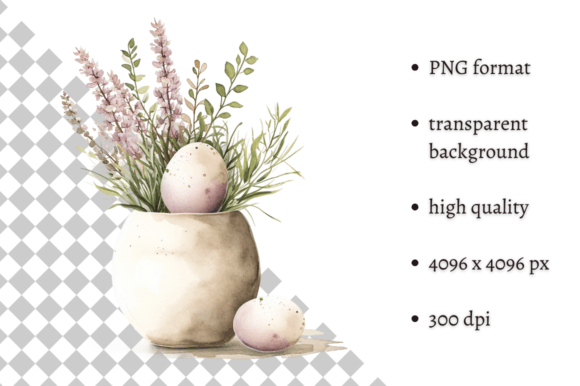 Download Watercolor Easter Illustration PNG - Png Collection