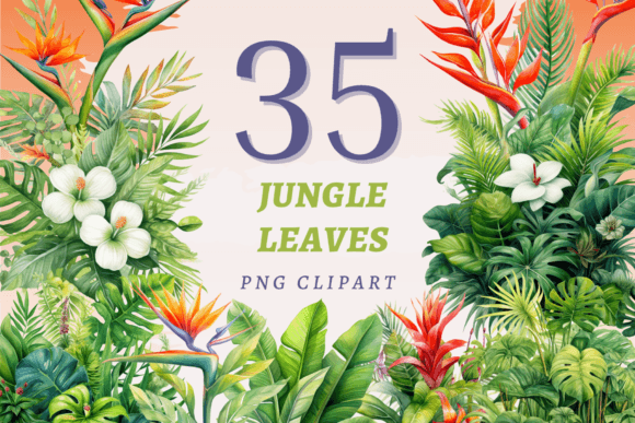 Download Jungle Leaves PNG Bundle - Png Collection