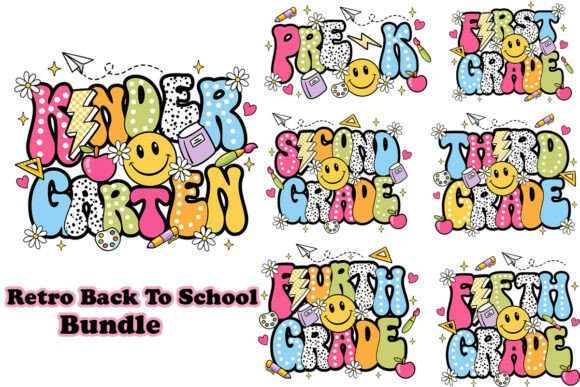 Download Retro Back to School Coquete PNG Bundle - Png Collection