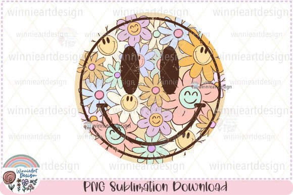 Download Happy Smile Face Boho Flower Summer PNG - Png Collection