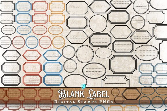 Download Blank Labels Digi Stamps Transparent PNG - Png Collection