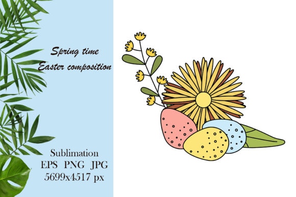 Download Spring Easter Illustration - Floral Png - Png Collection