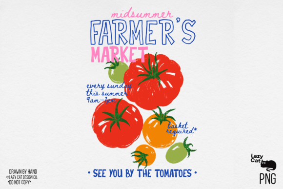 Download Tomato Farmer’s Market Summer PNG - Png Collection