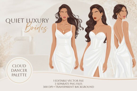 Download Quiet Luxury Brides, 1 Vector + 3 PNG - Png Collection